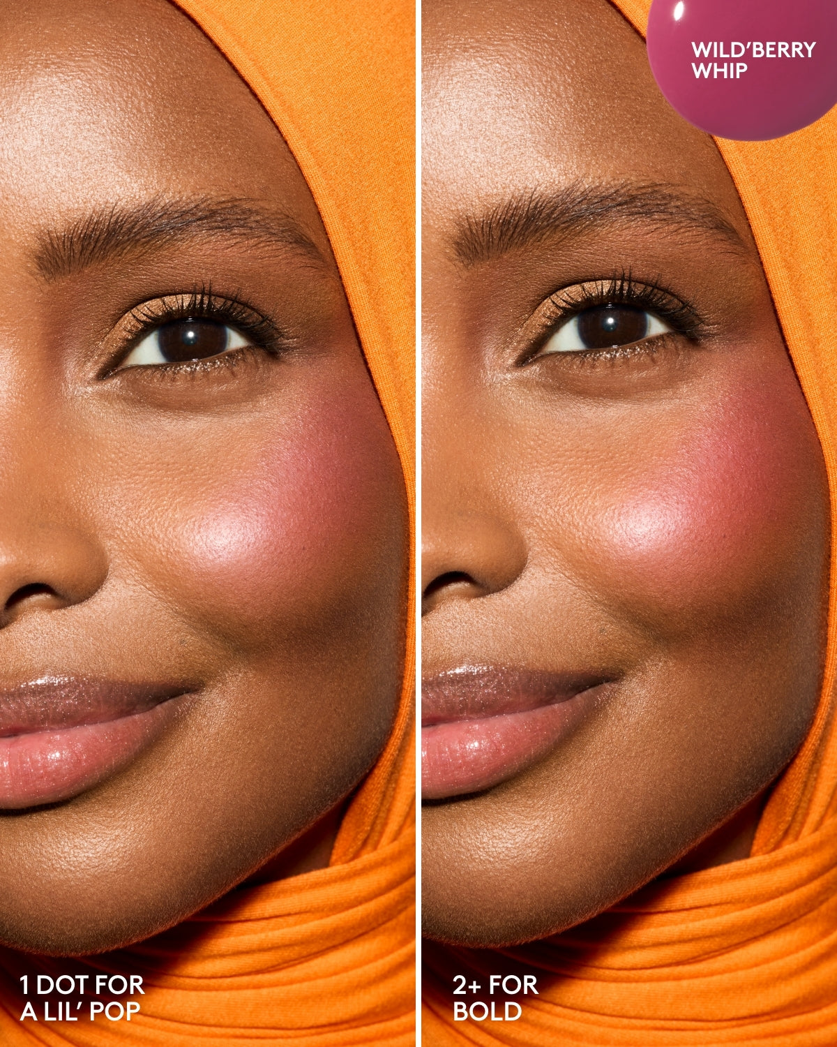 Shake ’N Play Buildable Liquid Blush — Fiya Papaya