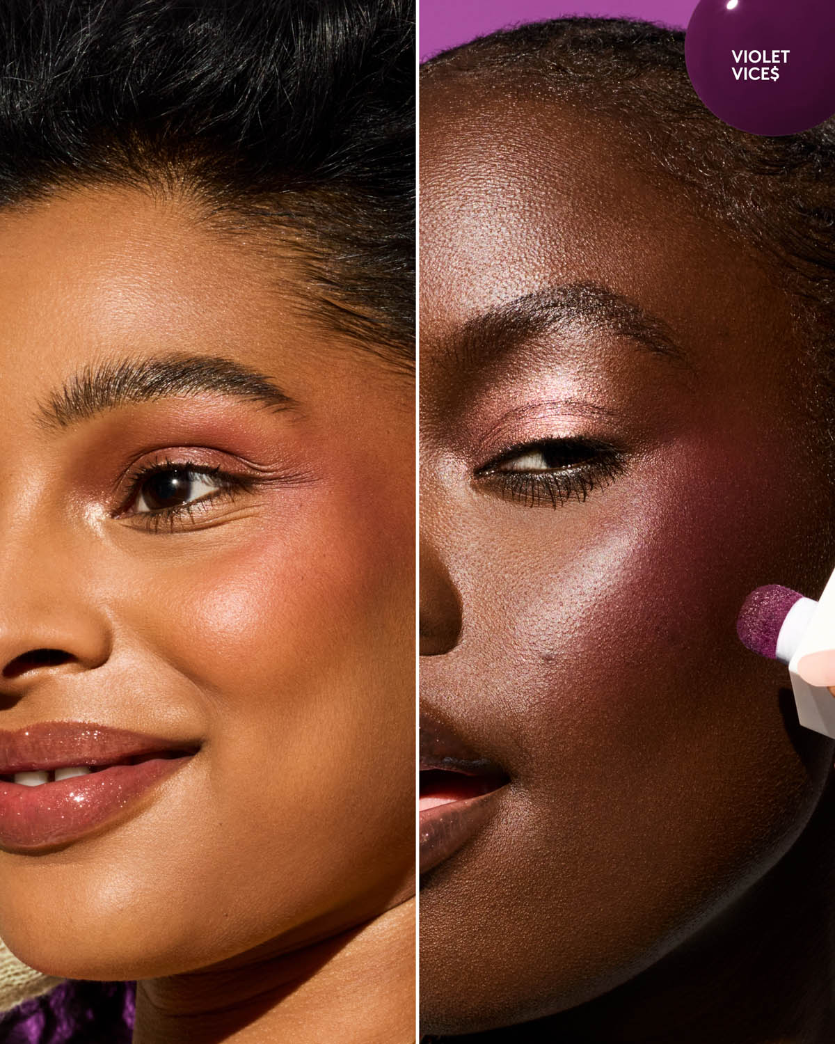 Shake ’N Play Buildable Liquid Blush — Violet Vice$