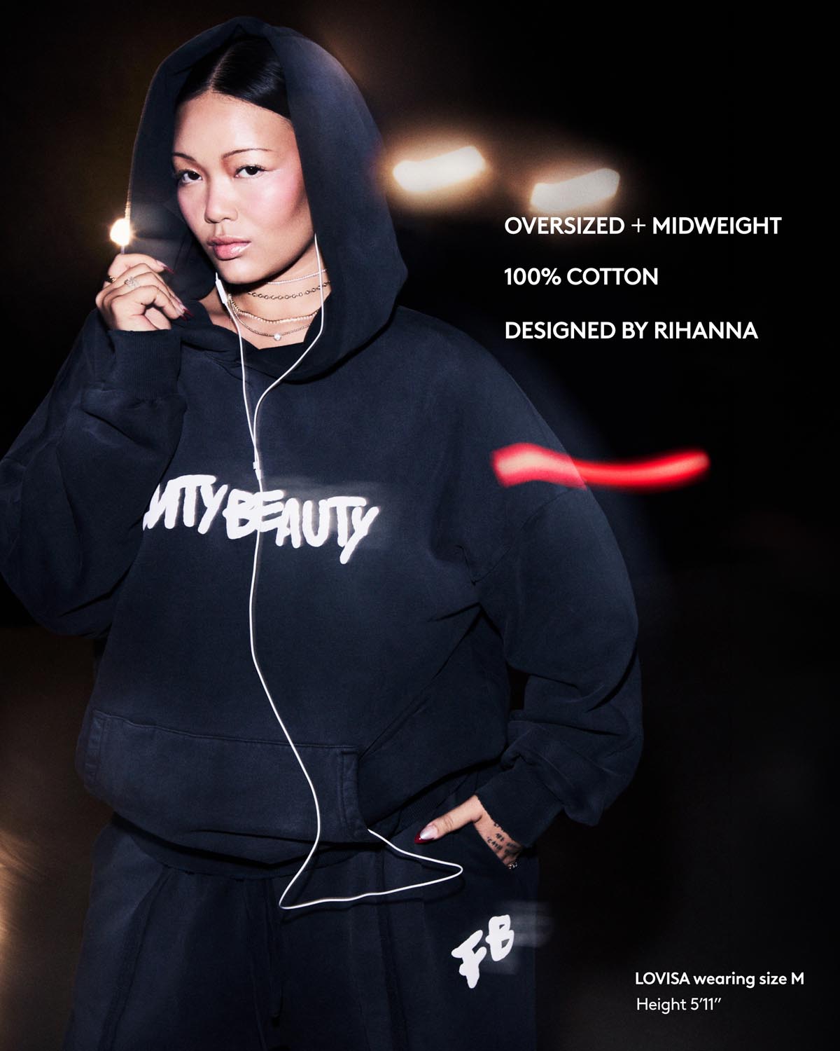 Fenty Beauty Oversized Unisex Straight Leg Sweatpants — S