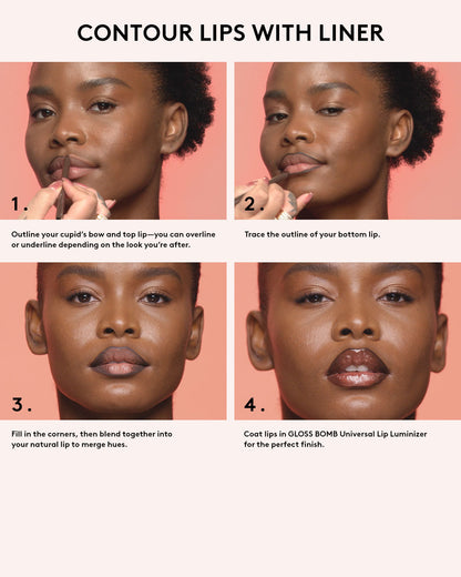 Trace'd Out Longwear Waterproof Pencil Lip Liner — I Woodn't