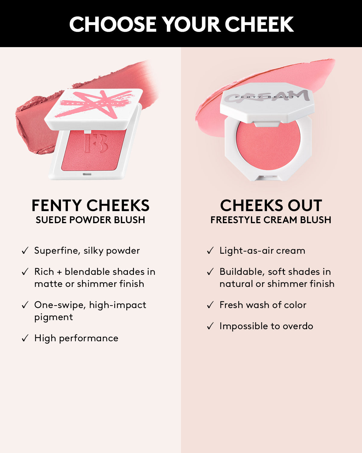 Fenty Cheeks Suede Powder Blush — Tahiti Teaze