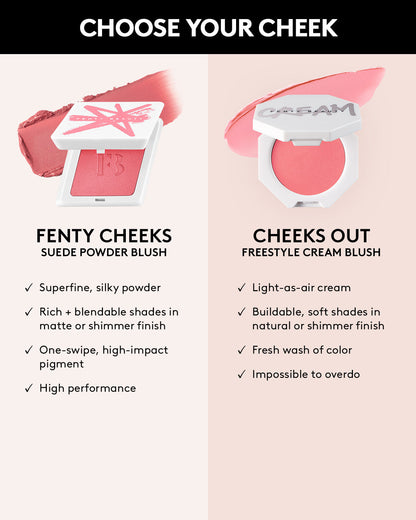 Fenty Cheeks Suede Powder Blush — Brickkkk