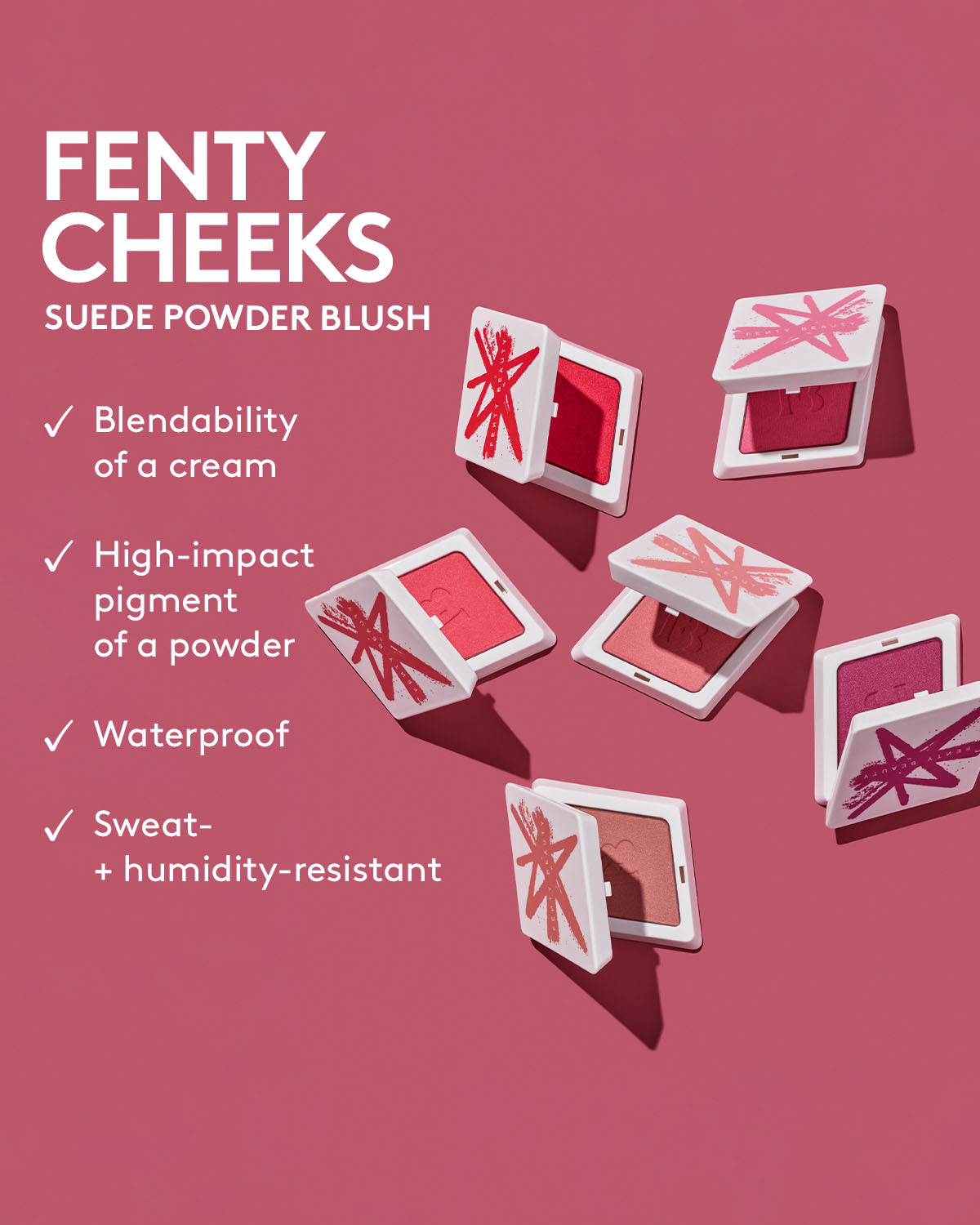Fenty Cheeks Suede Powder Blush — Brickkkk