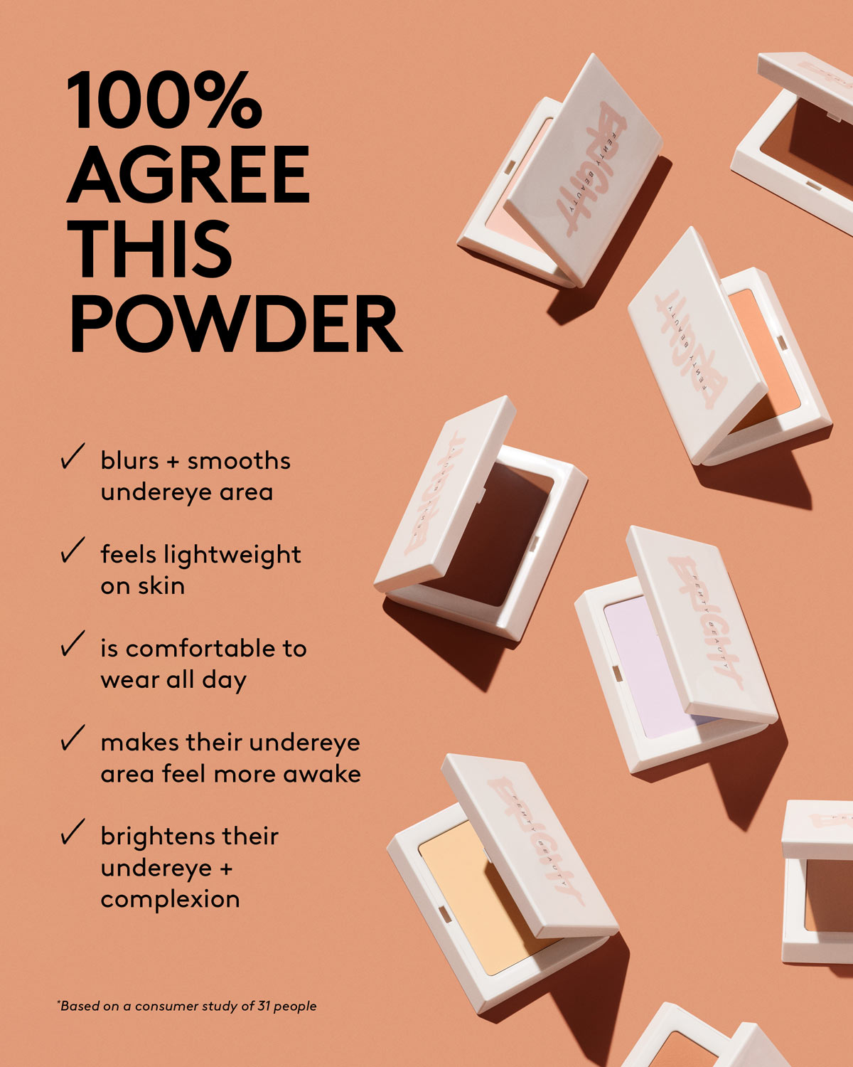 Bright Fix Instant Brightening + Blurring Powder — Rose Quartz