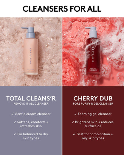 Cherry Dub Pore Purify'r Gel Cleanser with Niacinamide + Aloe Juice