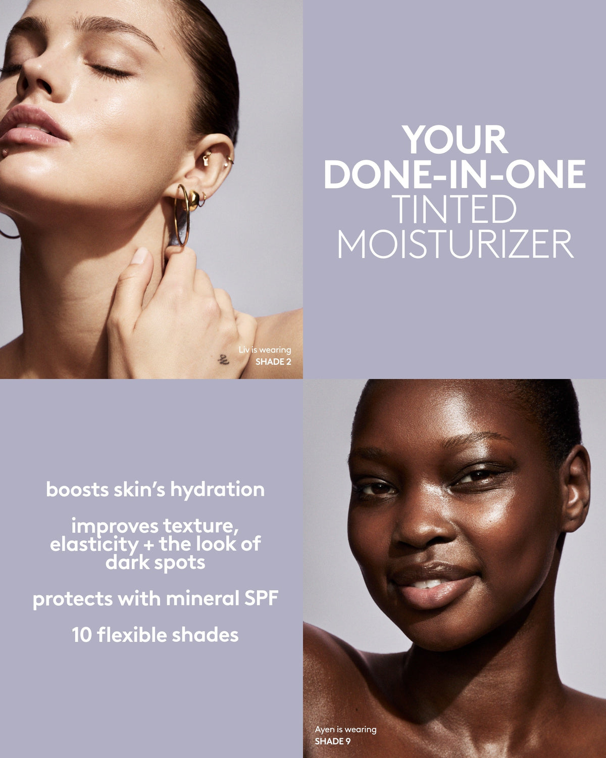 Hydra Vizor Huez Tinted Moisturizer Broad Spectrum Mineral SPF 30 Sunscreen Refill — 1